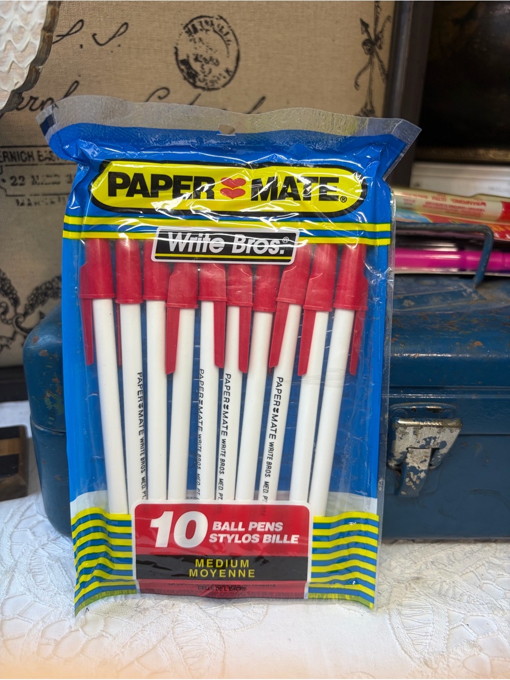 Paper Mate vintage ball point pens 1990s memorabilia new old stock
